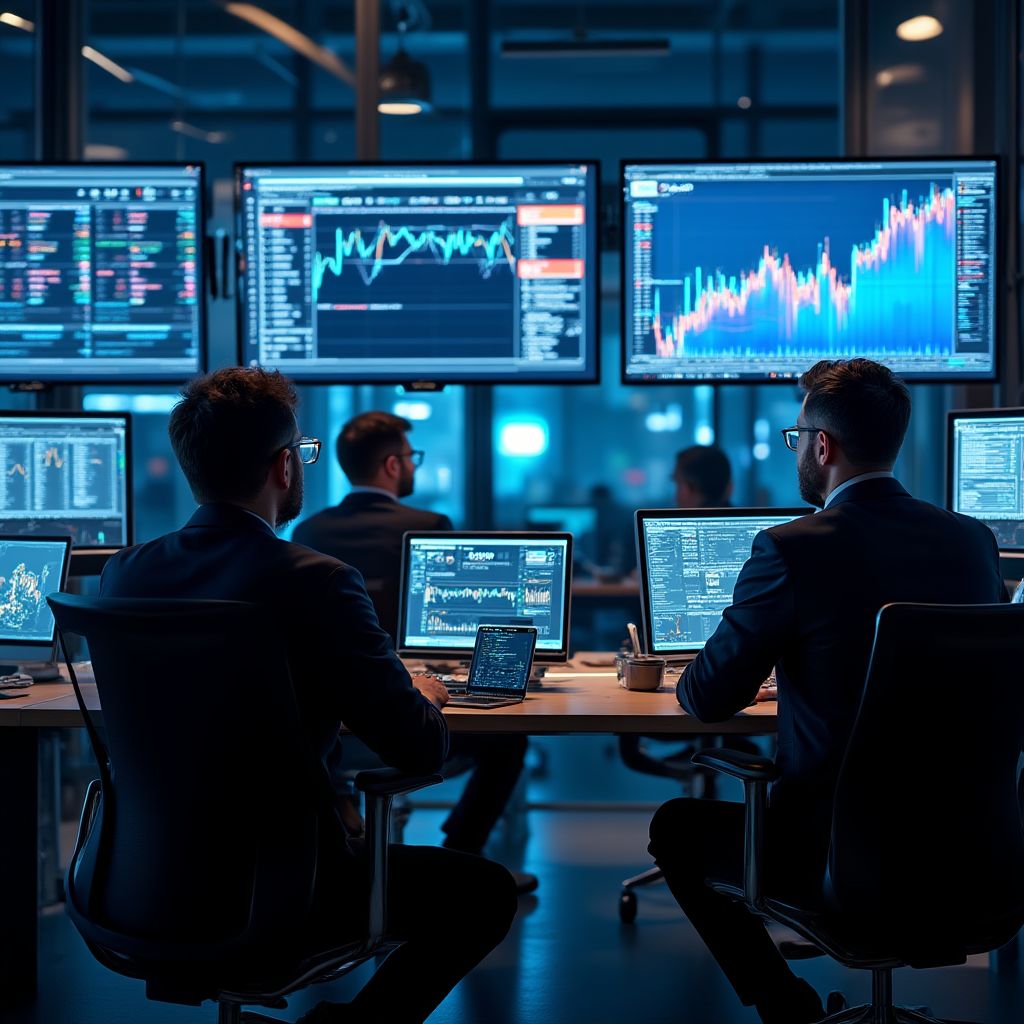 Equipo de expertos en criptomonedas